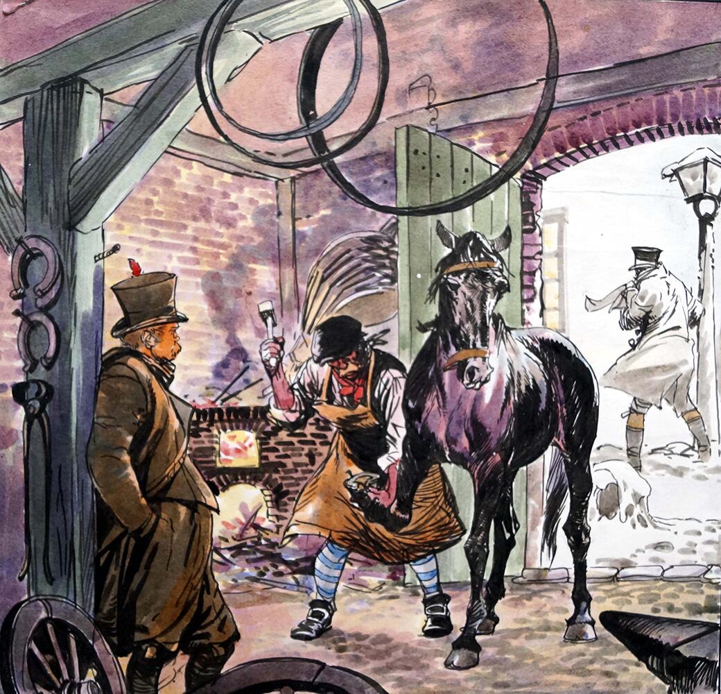 Black Beauty - New Shoes art by Carlos Roume Black Beauty - New Shoes art by Carlos Roume