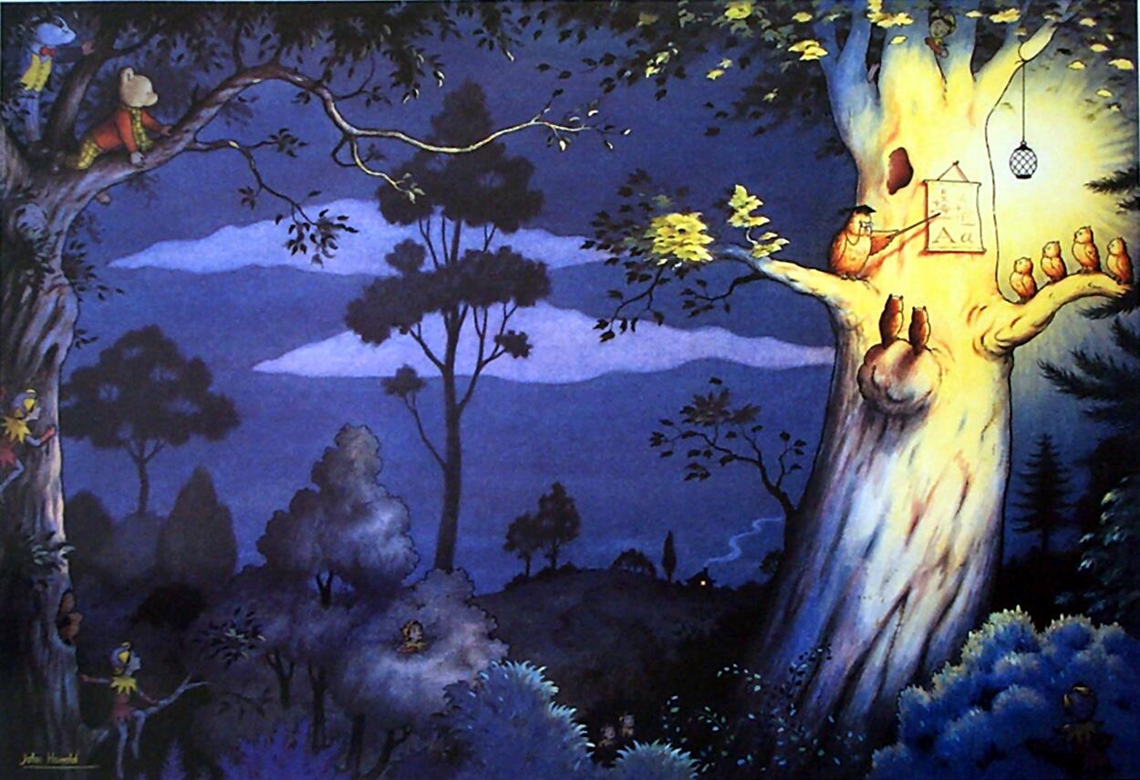 Print 5: Nutwood Night Class art by John Harrold Print 5: Nutwood Night Class art by John Harrold