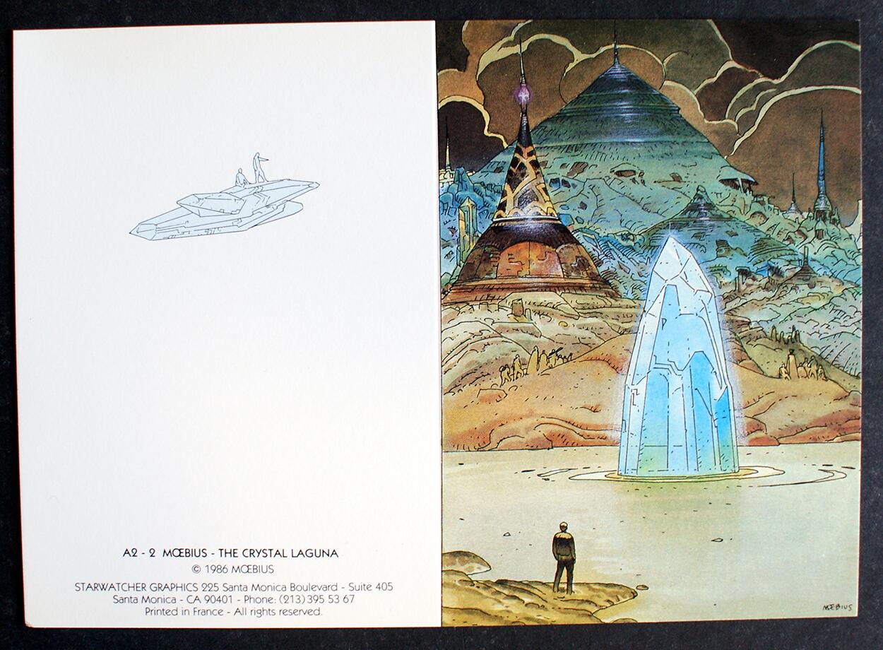 The Crystal Laguna art by Moebius (Jean Giraud) The Crystal Laguna art by Moebius (Jean Giraud)