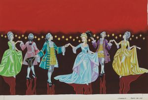 Cinderella at the Ball art by Ron Embleton Cinderella at the Ball art by Ron Embleton