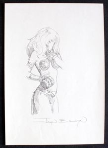 Marada The She-Wolf #1 art by John Bolton Marada The She-Wolf #1 art by John Bolton