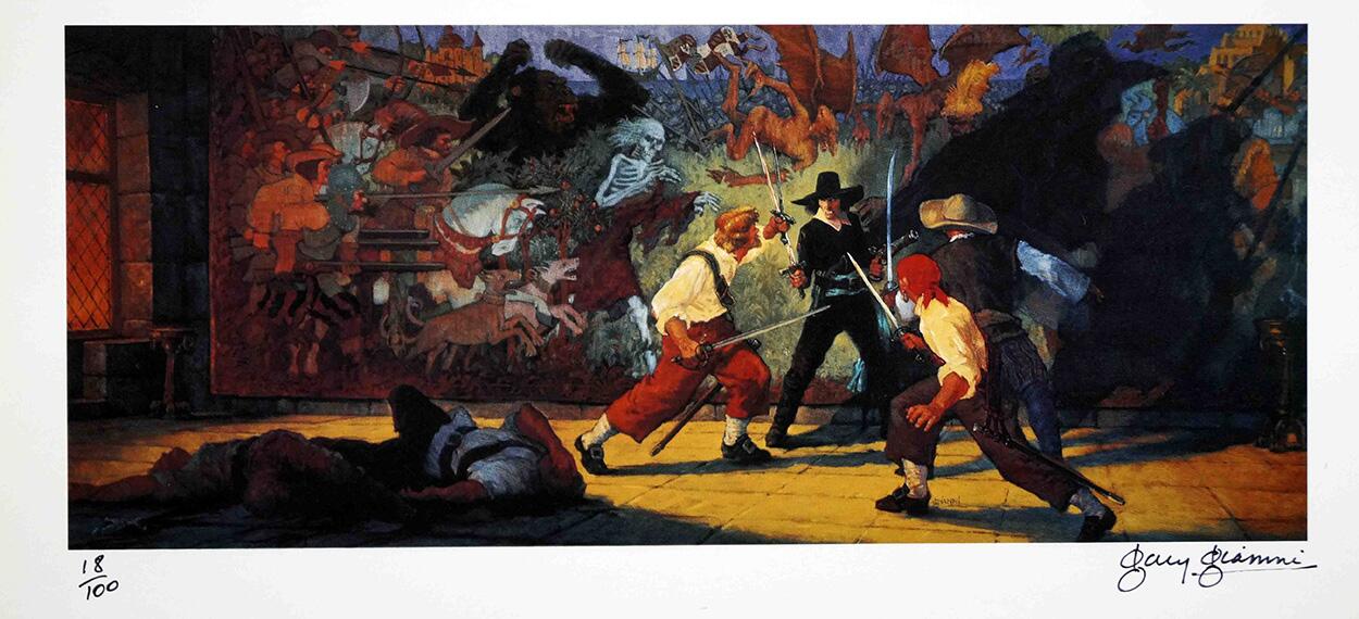 The Solomon Kane Portfolio #53/100 art by Gary Gianni The Solomon Kane Portfolio #53/100 art by Gary Gianni