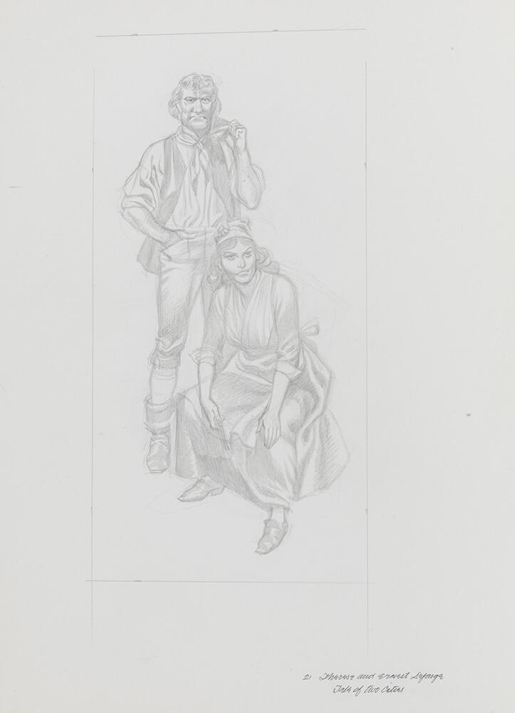 A Tale of Two Cities - Ernest and Therese Defarge art by Ron Embleton A Tale of Two Cities - Ernest and Therese Defarge art by Ron Embleton
