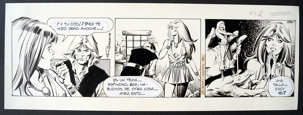 Axa Daily Strip #1170 art by Enric Badia Romero Axa Daily Strip #1170 art by Enric Badia Romero