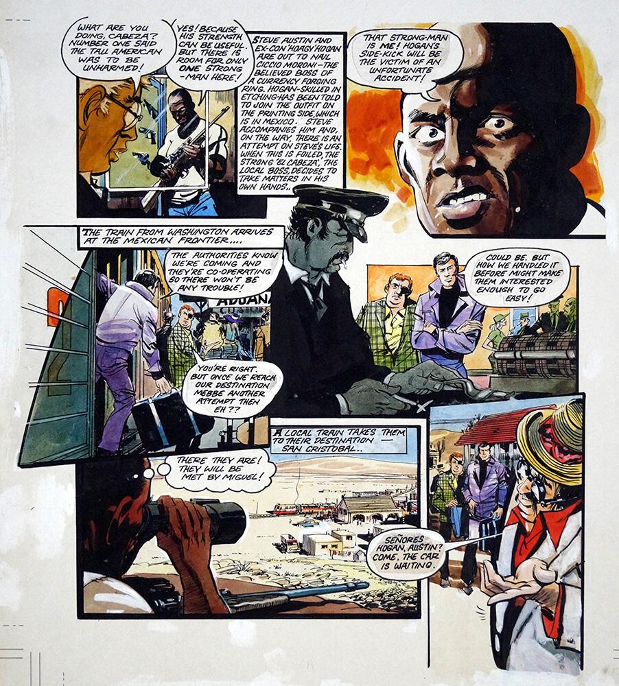 The Six Million Dollar Man - On The Border art by Martin Asbury The Six Million Dollar Man - On The Border art by Martin Asbury