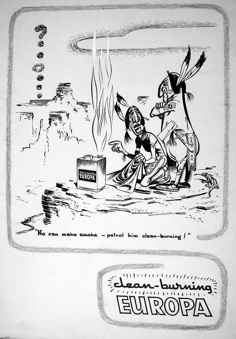 Europa Advert art by Neville Colvin Europa Advert art by Neville Colvin