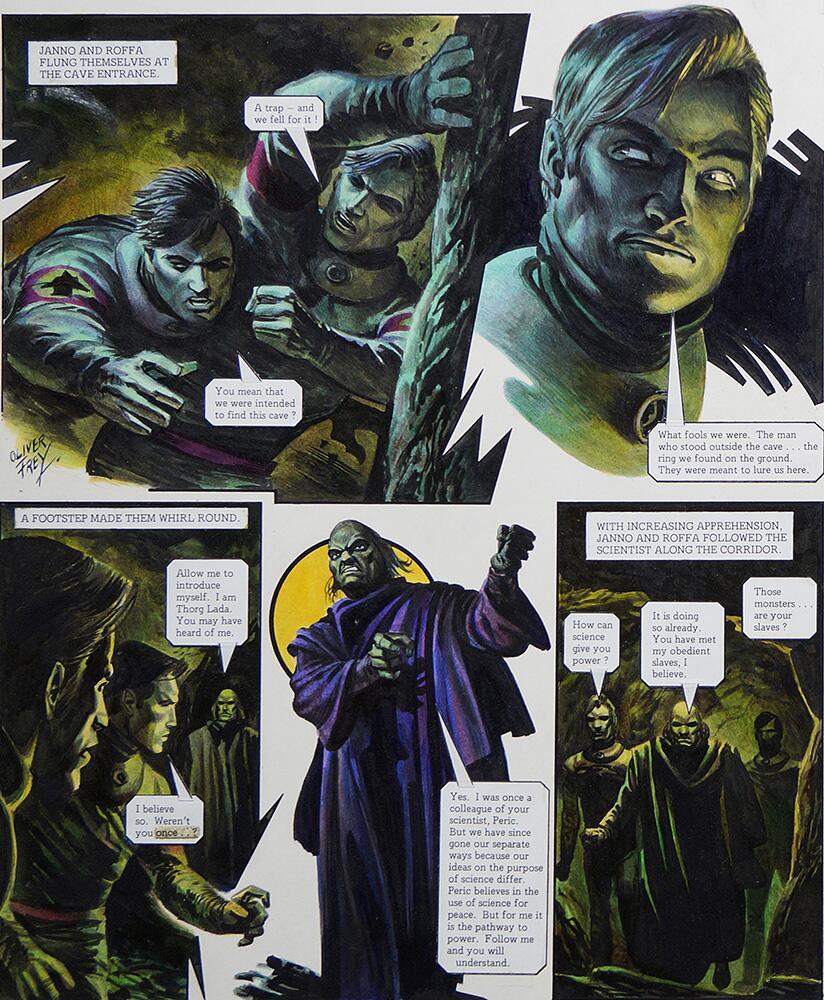 Left Hand Page art by Oliver Frey Left Hand Page art by Oliver Frey
