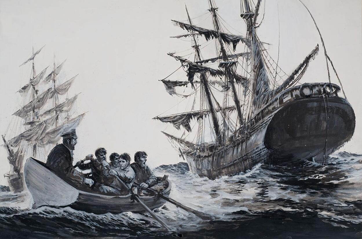 The Marlborough Mystery art by Graham Coton The Marlborough Mystery art by Graham Coton