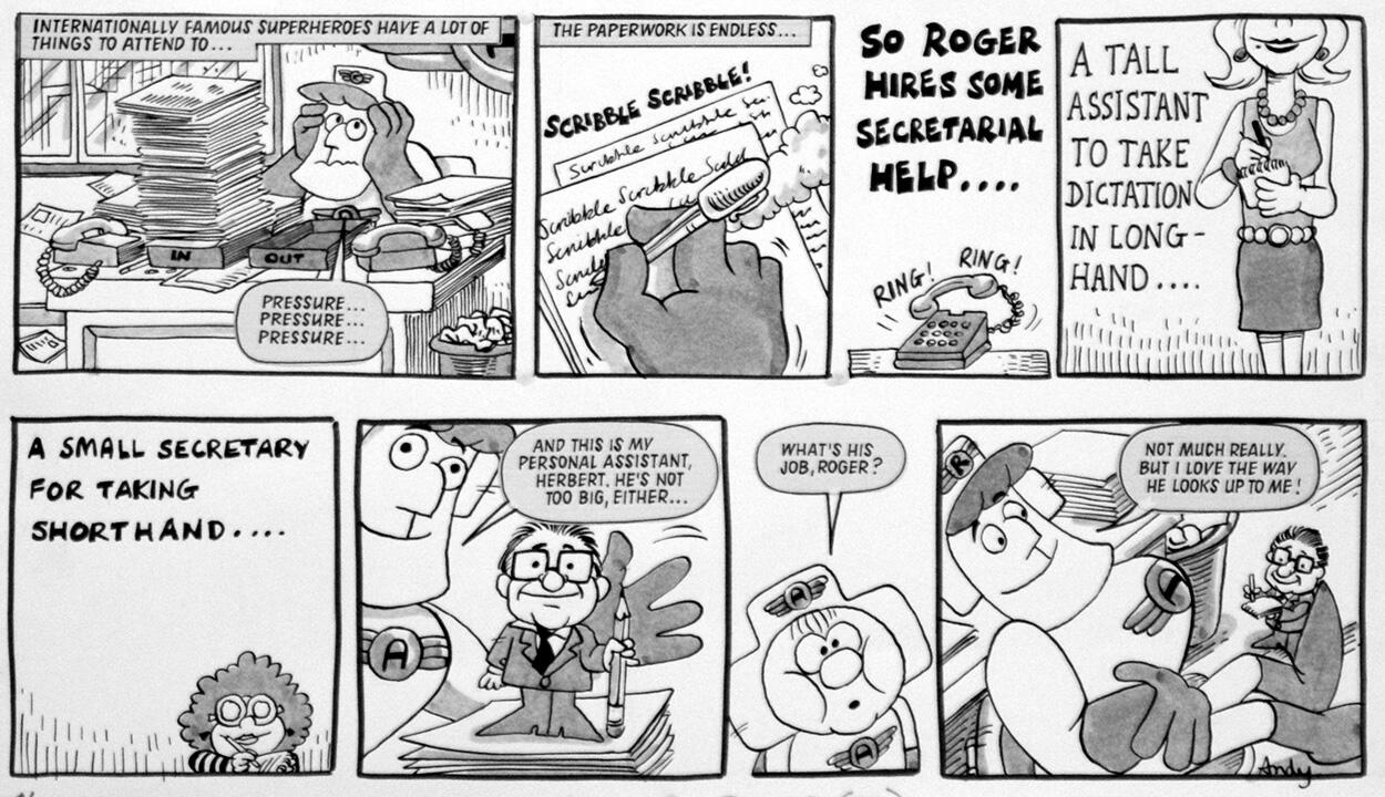 Roger Ramjet: Pressure art by Andy Lanning Roger Ramjet: Pressure art by Andy Lanning