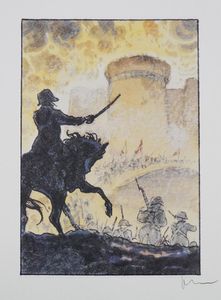 Storming The Bastille art by Milo Manara Storming The Bastille art by Milo Manara