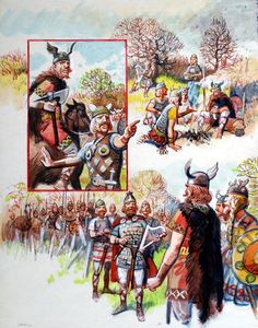 A Thousand Years of Spies 6: The Anglo Saxons art by Eric Parker A Thousand Years of Spies 6: The Anglo Saxons art by Eric Parker