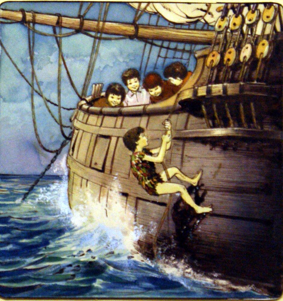 Peter Pan: Boarding Party of One art by Nadir Quinto Peter Pan: Boarding Party of One art by Nadir Quinto