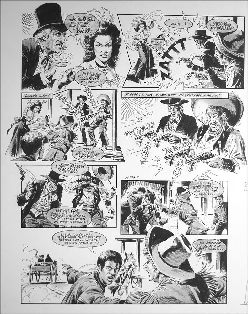 2nd page of episode art by Mike Noble 2nd page of episode art by Mike Noble