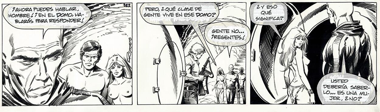 AXA daily strip 382 art by Enric Badia Romero AXA daily strip 382 art by Enric Badia Romero
