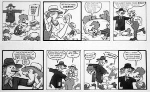 Woody Woodpecker: Scarecrow Funnies art by Bill Titcombe Woody Woodpecker: Scarecrow Funnies art by Bill Titcombe