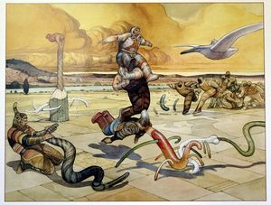 The Crazy Wind art by Moebius (Jean Giraud) The Crazy Wind art by Moebius (Jean Giraud)
