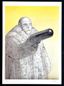 Chroniques Metalliques art by Moebius (Jean Giraud) Chroniques Metalliques art by Moebius (Jean Giraud)