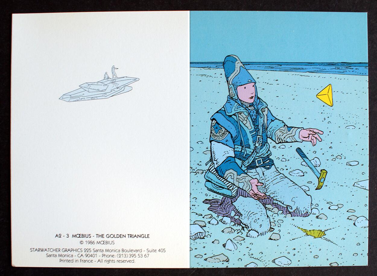The Golden Triangle art by Moebius (Jean Giraud) The Golden Triangle art by Moebius (Jean Giraud)