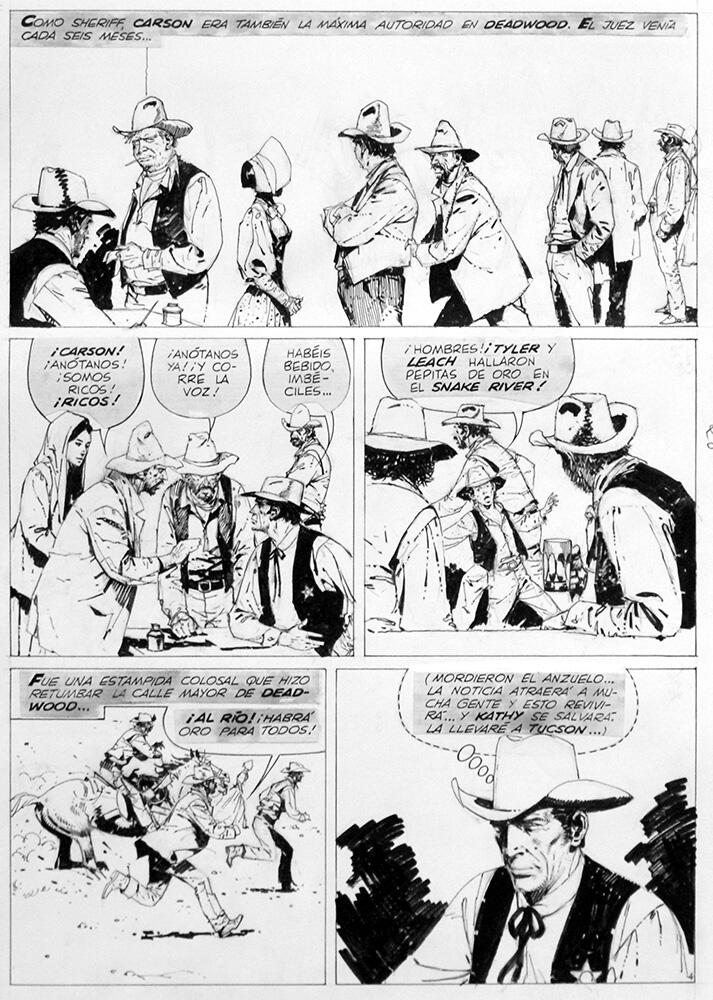 Page 4 art by Arturo del Castillo Page 4 art by Arturo del Castillo