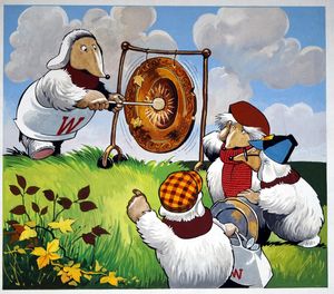 The Wombles: Gong Show (TWO pages) art by Jesus Blasco The Wombles: Gong Show (TWO pages) art by Jesus Blasco