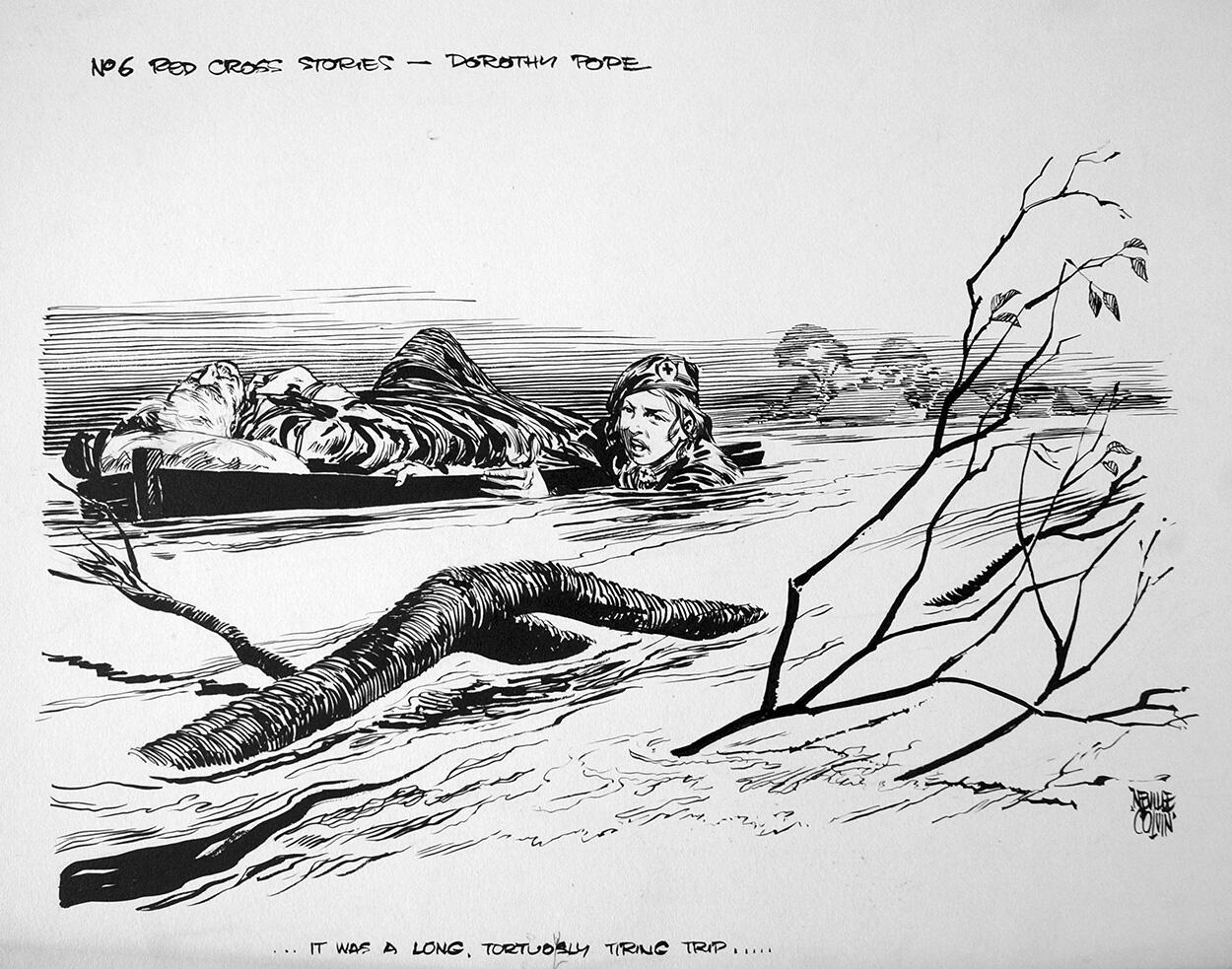 Heroes of the Red Cross Dorothy Pope art by Neville Colvin Heroes of the Red Cross Dorothy Pope art by Neville Colvin