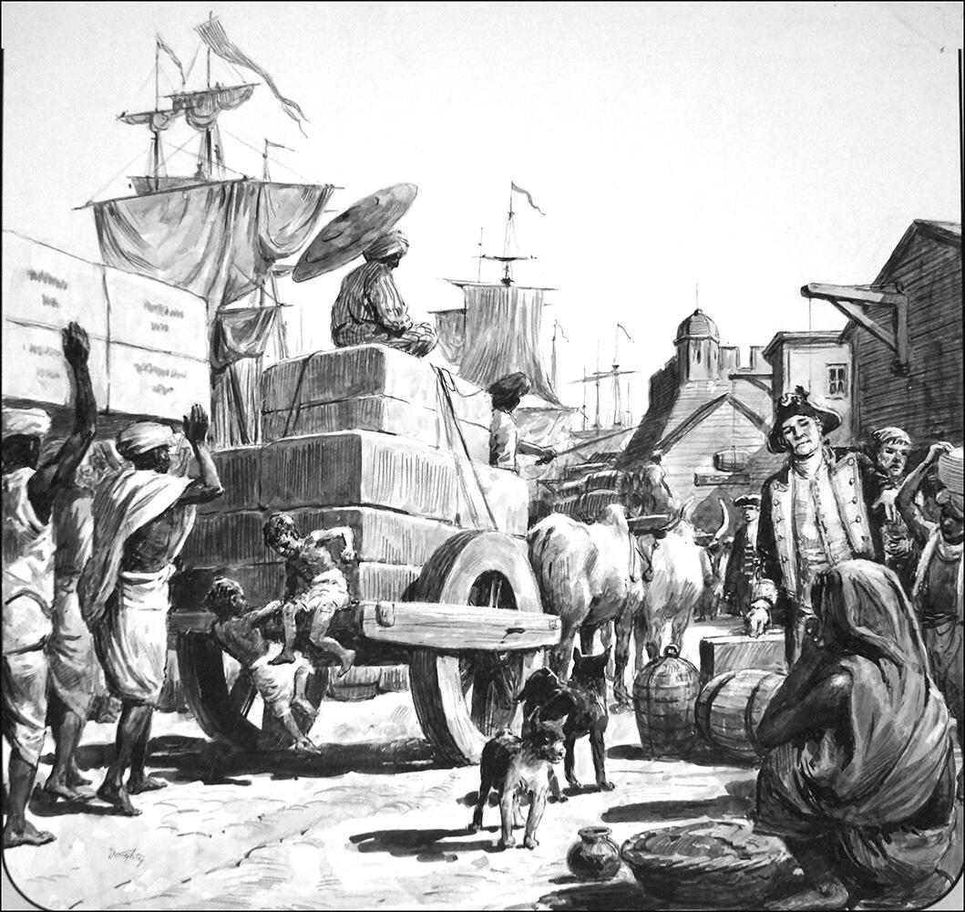 The East India Company art by Cecil Doughty The East India Company art by Cecil Doughty