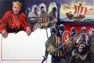 The Murder of Thomas Becket in 1170AD art by Graham Coton The Murder of Thomas Becket in 1170AD art by Graham Coton