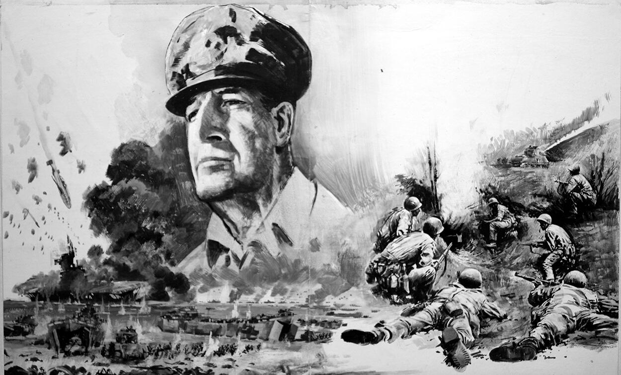 General Douglas MacArthur art by Graham Coton General Douglas MacArthur art by Graham Coton