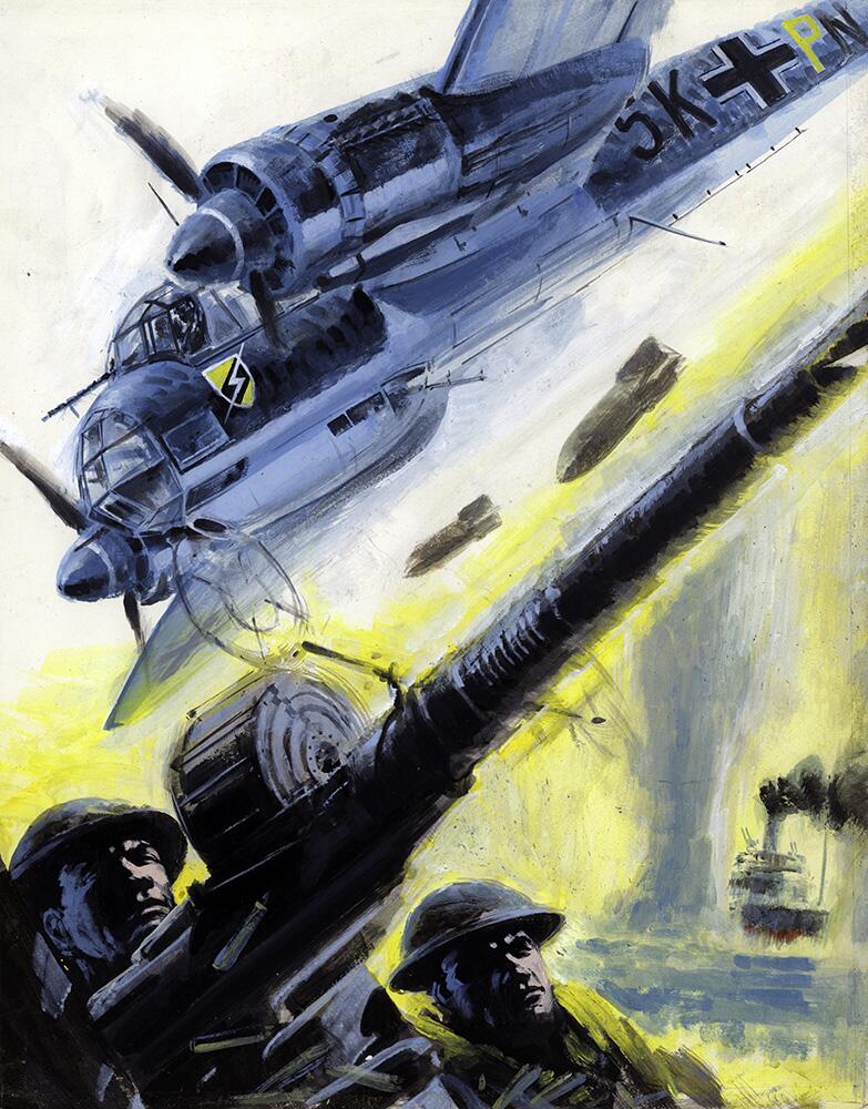 War Picture Library cover #614 'Thru' Fire and Water' art by Graham Coton War Picture Library cover #614 'Thru' Fire and Water' art by Graham Coton