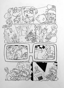 A Rugrats Adventure: Date With Dentistry page 4 art by Dave King A Rugrats Adventure: Date With Dentistry page 4 art by Dave King
