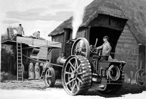 Burrell Steam Engine art by Ralph Bruce Burrell Steam Engine art by Ralph Bruce