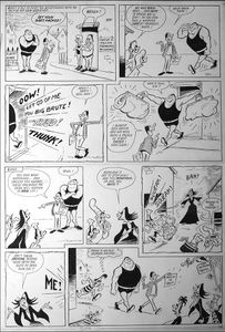 Beastenders - Strongman (TWO pages) art by Reg Parlett Beastenders - Strongman (TWO pages) art by Reg Parlett