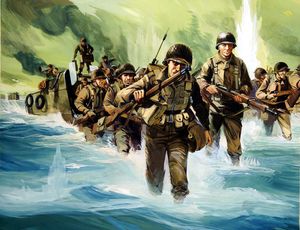 Anzio art by Gerry Wood Anzio art by Gerry Wood