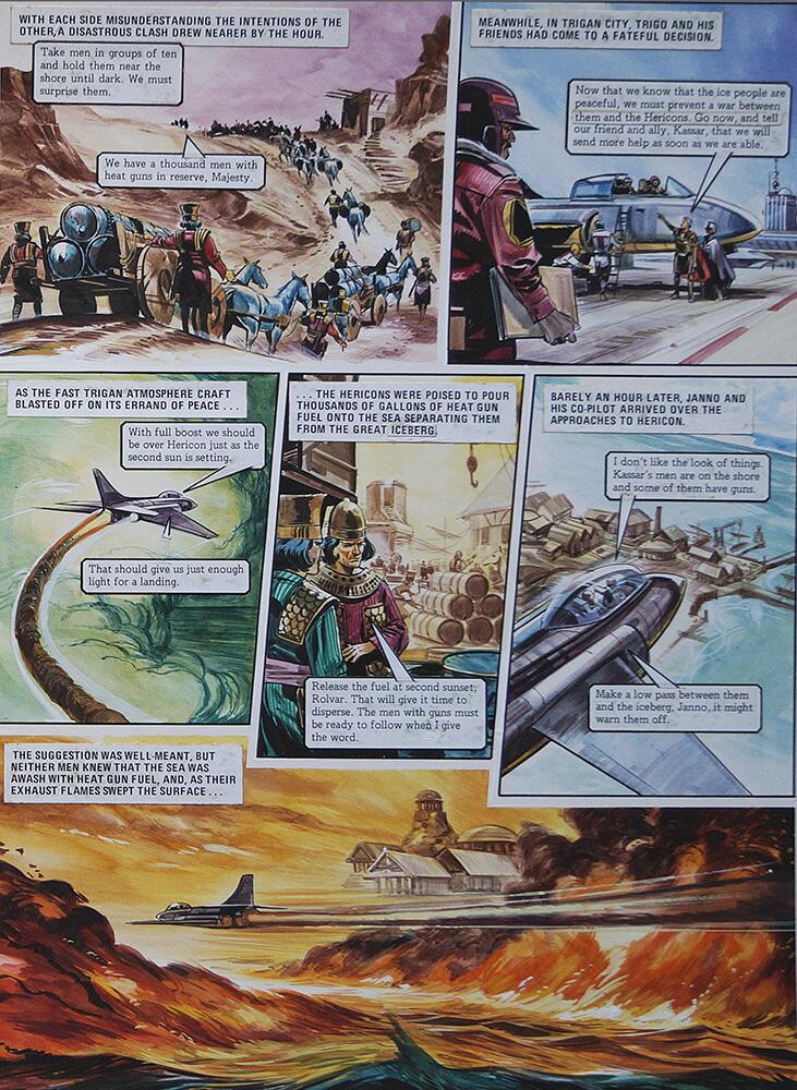 Right hand page art by Gerry Wood Right hand page art by Gerry Wood