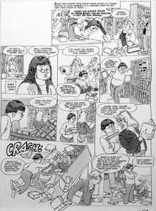 Benny Hill: Hair Trouble art by Bill Titcombe Benny Hill: Hair Trouble art by Bill Titcombe