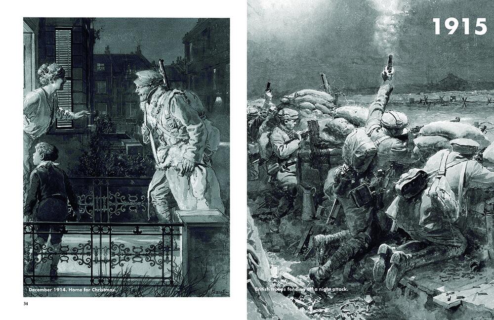 1914 - 1918 Through the eyes of Fortunino Matania by Peter Richardson (Editor) 1914 - 1918 Through the eyes of Fortunino Matania by Peter Richardson (Editor)