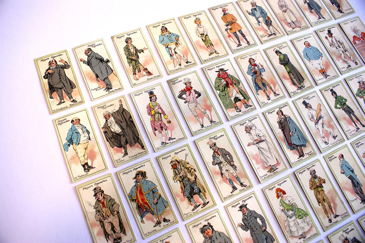 Cigarette Cards: Charles Dickens Characters Bundle #2 (50 cards) Cigarette Cards: Charles Dickens Characters Bundle #2 (50 cards)