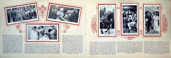 Complete Set of 50 Our King and Queen Cigarette cards in album (1937) by Various Complete Set of 50 Our King and Queen Cigarette cards in album (1937) by Various