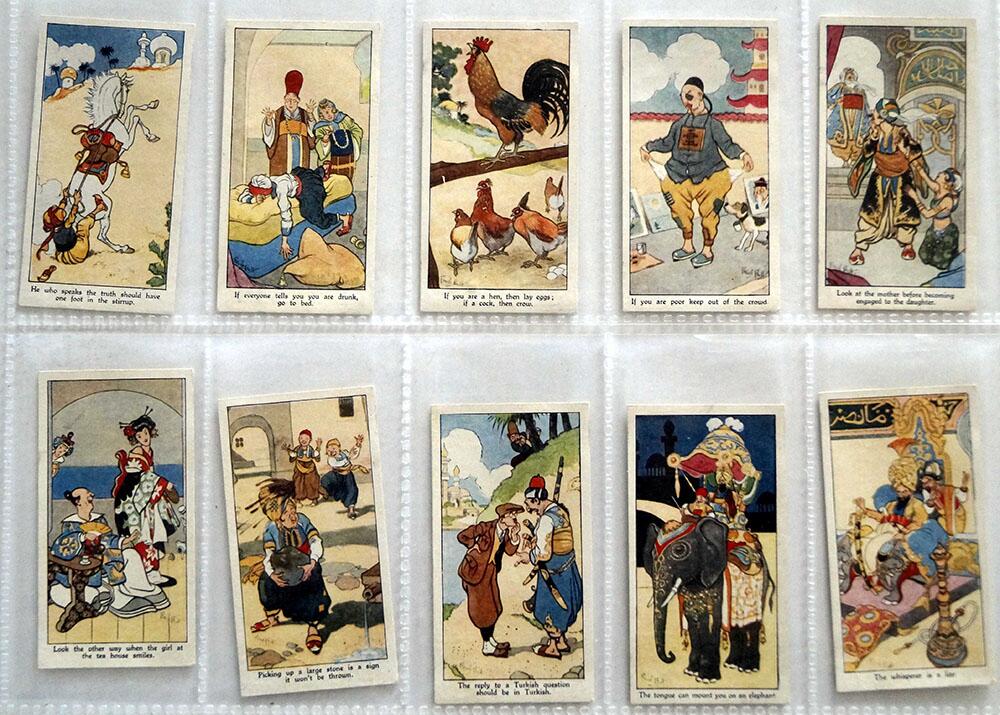 Full Set of 25 Cigarette Cards: Eastern Proverbs (1931) by Various Full Set of 25 Cigarette Cards: Eastern Proverbs (1931) by Various