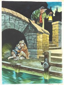 The Happy Prince: Shelter art by Ron Embleton The Happy Prince: Shelter art by Ron Embleton