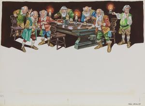 Snow White: the Seven Dwarfs art by Ron Embleton Snow White: the Seven Dwarfs art by Ron Embleton