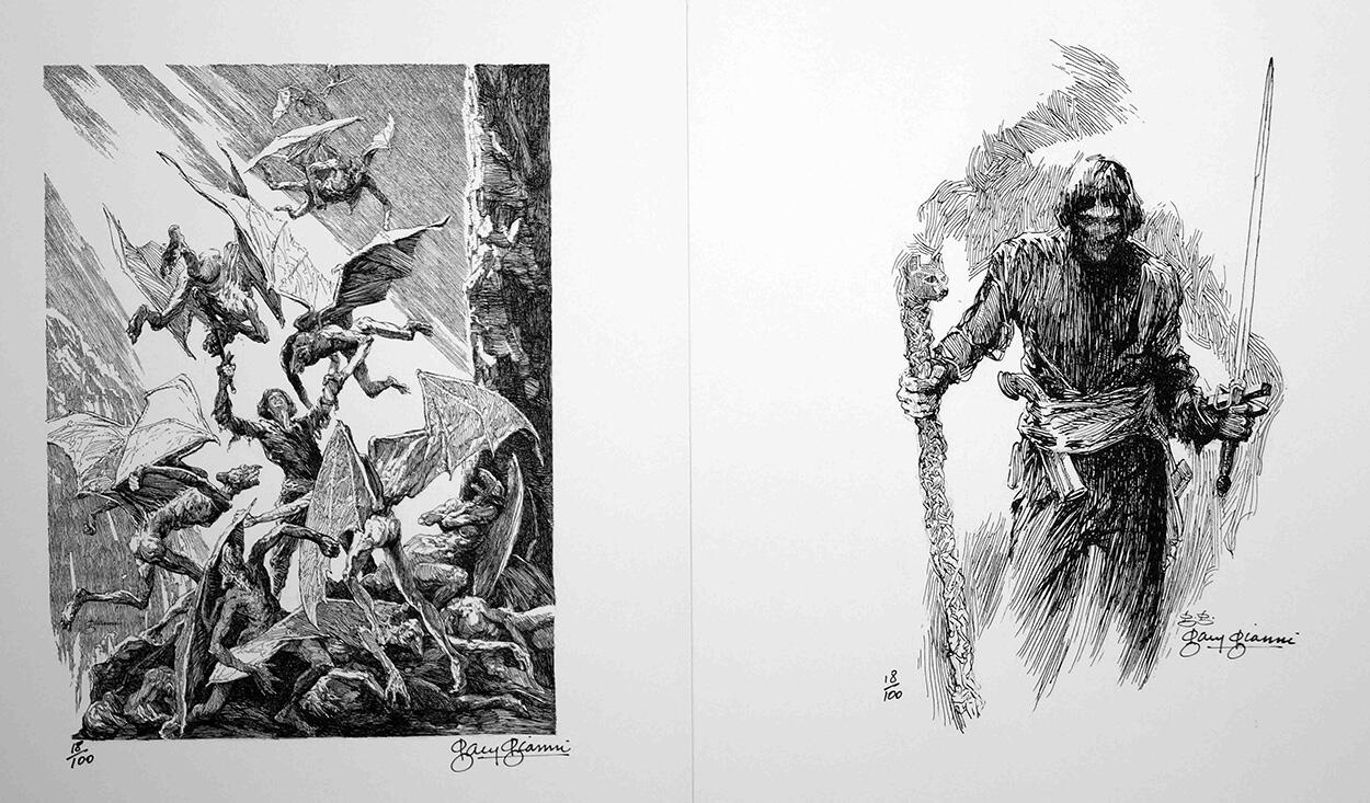 The Solomon Kane Portfolio #53/100 art by Gary Gianni The Solomon Kane Portfolio #53/100 art by Gary Gianni