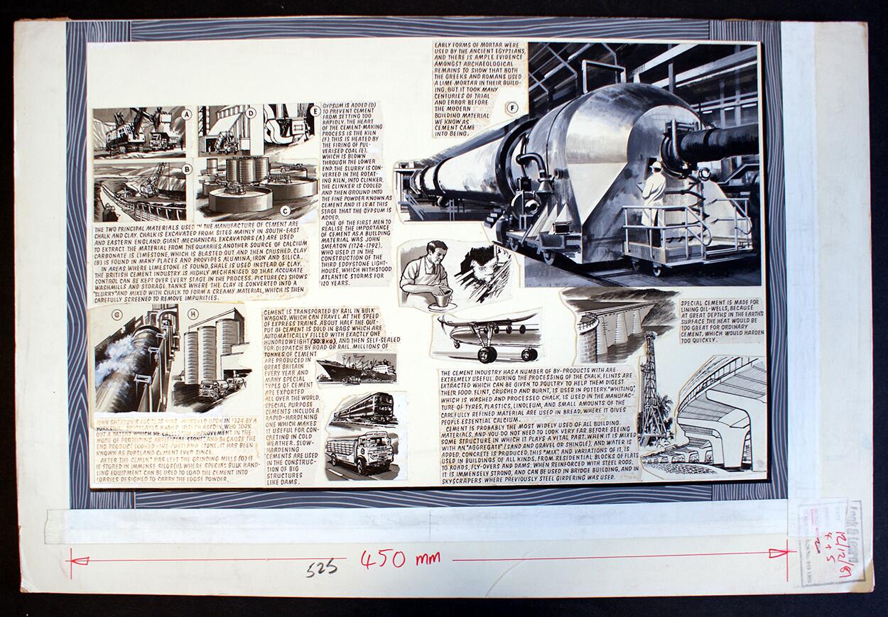 Hardy's Drawing Board: 'Cement' art by Wilf Hardy Hardy's Drawing Board: 'Cement' art by Wilf Hardy