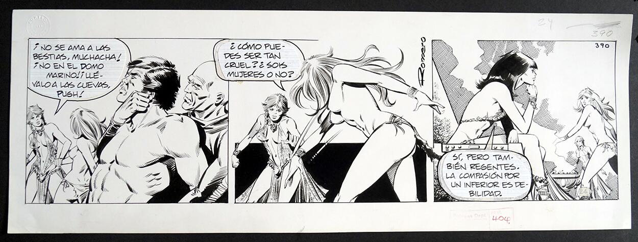 Axa Daily Strip #390 art by Enric Badia Romero Axa Daily Strip #390 art by Enric Badia Romero