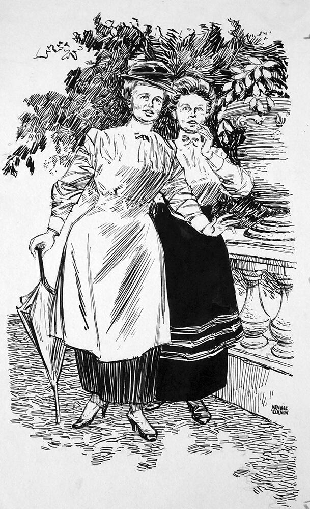 Story illustration 14 art by Neville Colvin Story illustration 14 art by Neville Colvin