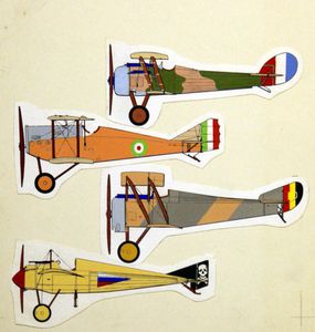 Fighters of World War One art by Wilf Hardy Fighters of World War One art by Wilf Hardy