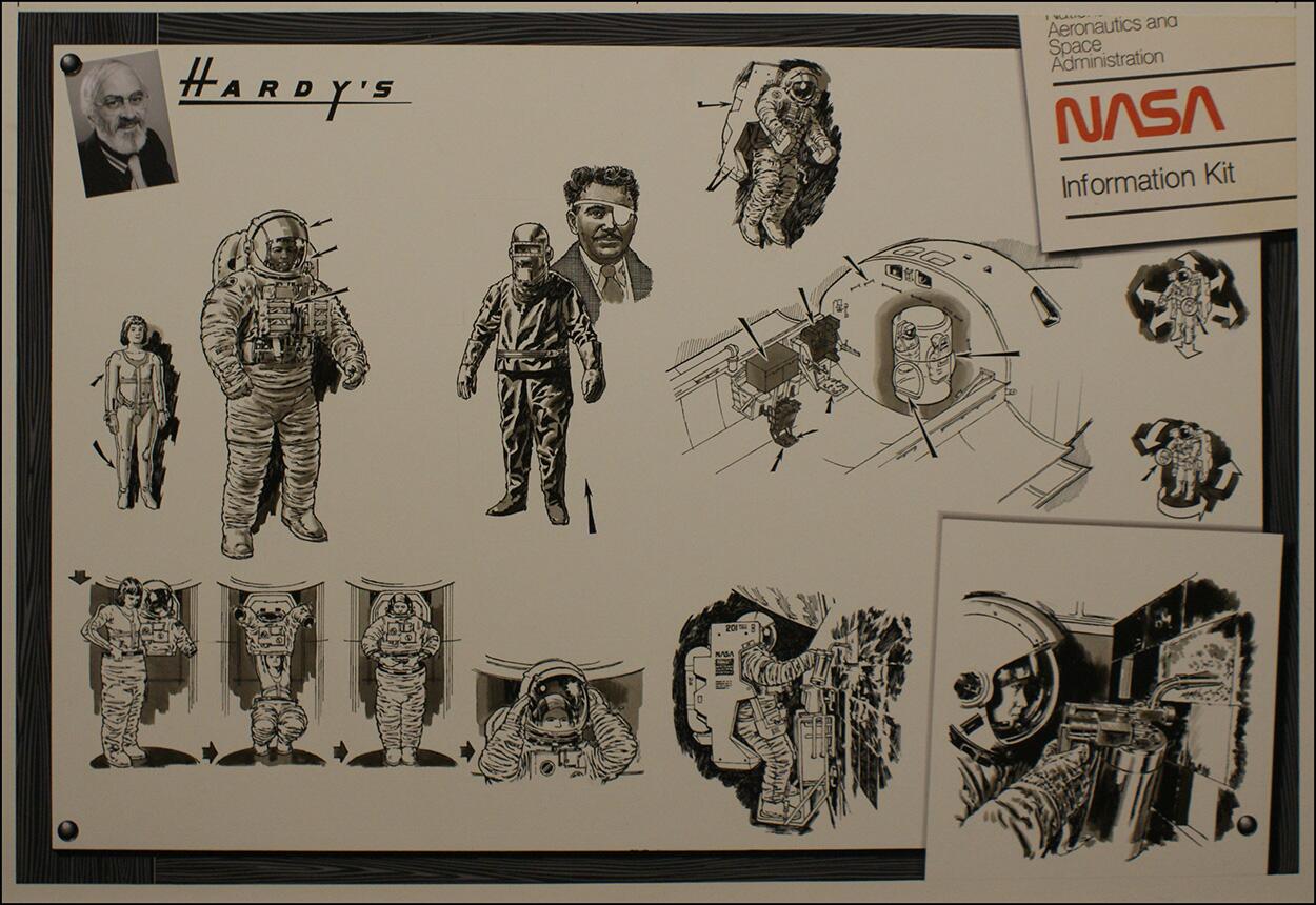 NASA Information Kit art by Wilf Hardy NASA Information Kit art by Wilf Hardy