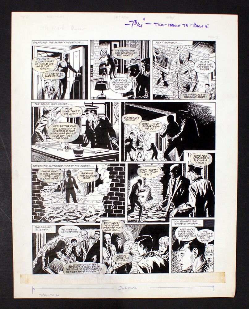 Black Museum: TV21 #75 art by Jose Jimenez Black Museum: TV21 #75 art by Jose Jimenez