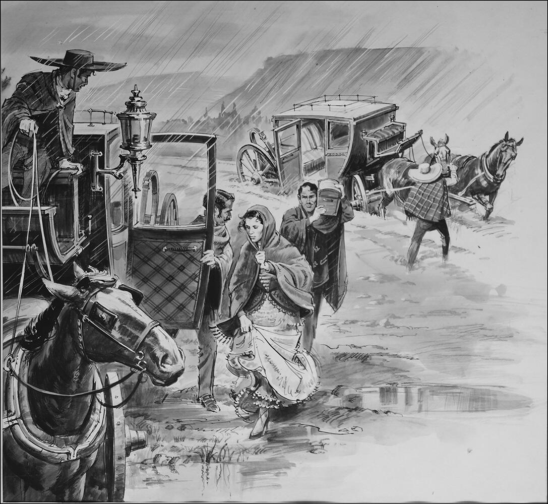 Charlotte Empress of Mexico art by Barrie Linklater Charlotte Empress of Mexico art by Barrie Linklater