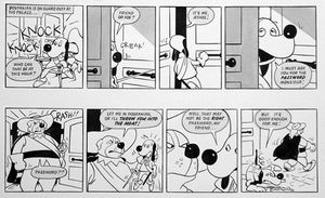 Dogtanian: Password art by Nick Potter Dogtanian: Password art by Nick Potter